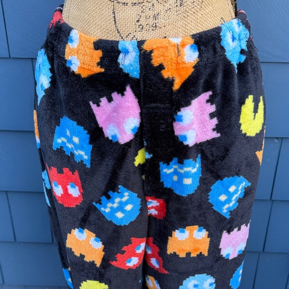 Pac Man Pajama Bottoms small soft like new - Picture 2 of 5